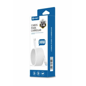 (SS-A1V8-3M) - Cabo Micro Usb - [Caixa com 300 peças]