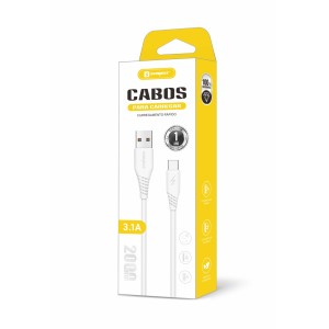 (SS-A6C-2M) - Cabo Usb Tipo C - [Caixa com 500 peças]