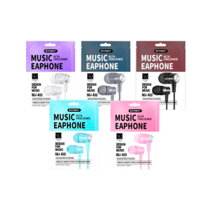 FONE DE OUVIDO COM MICROFONE E BOTÃO PARA ATENDER CHAMADAS (SEJ-B22) [CAIXA COM 600 PEÇAS]